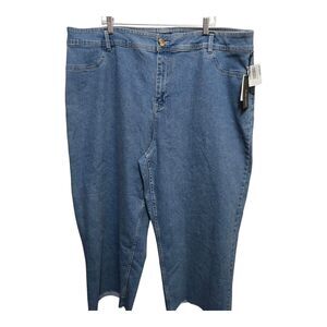Black Tape Jeans Womens Size 24W Frayed Hem Light Wash NEW